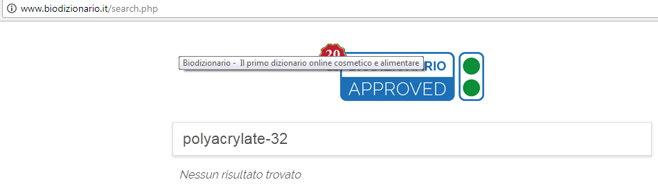 risultato biodizionario