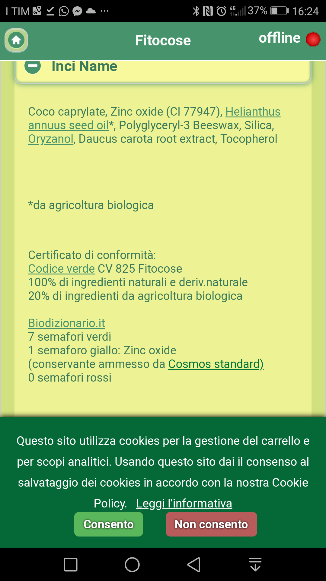 Oltretutto dicono che non ci sono bollini rossi! E poi tra 8 recensioni, la più recente è del 2018!!!
